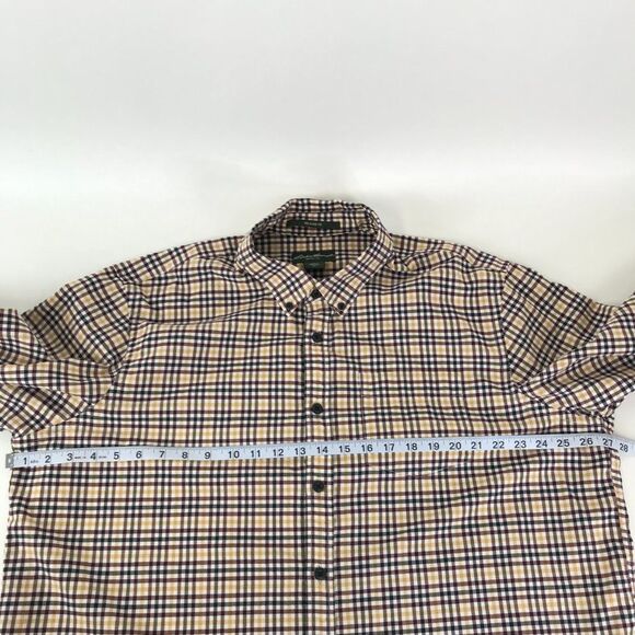 Eddie Bauer Button Down Shirt Men's XXL Relaxed Fit Long Sleeve Casual Cotton - Picture 5 of 8